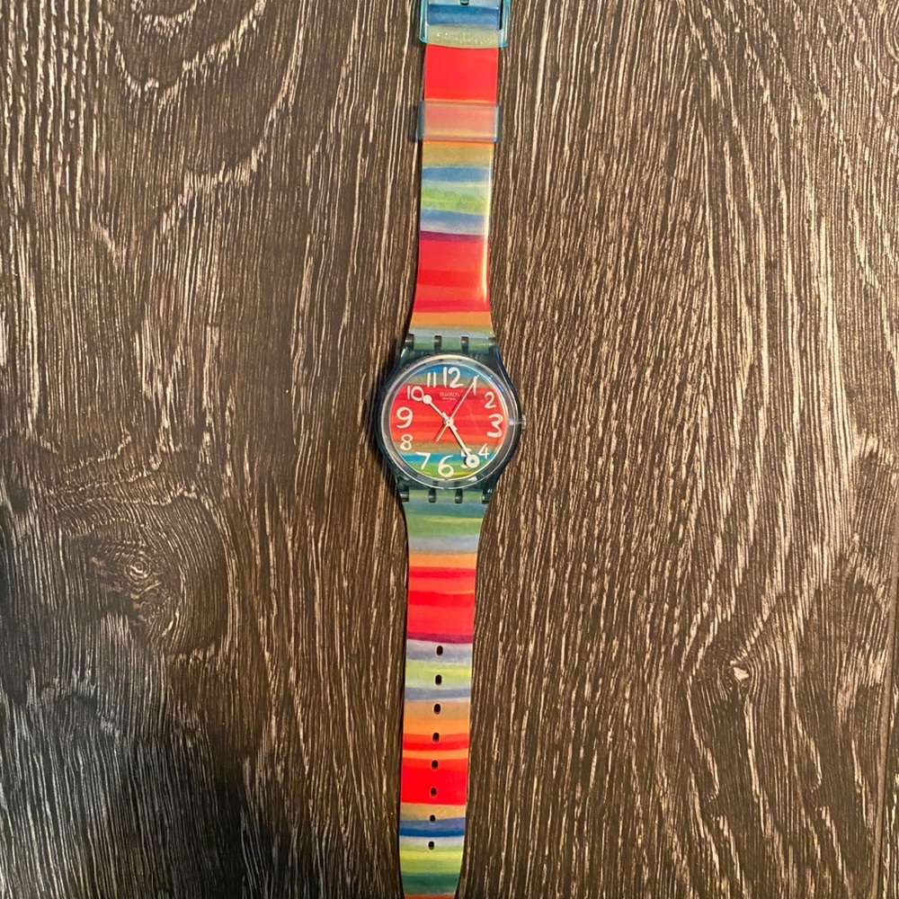 Rainbow Swatch Watch